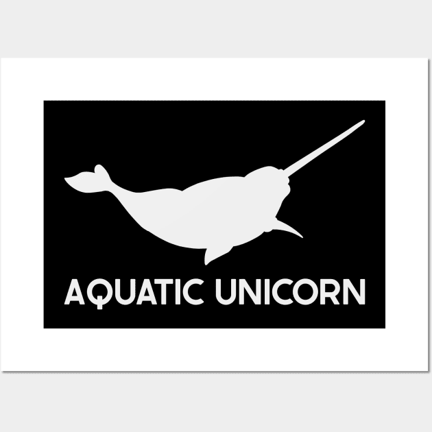 Aquatic Unicorn Wall Art by nickbeta